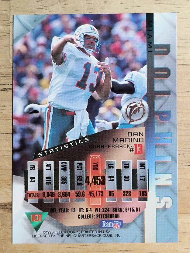 1995 Metal #101 Dan Marino