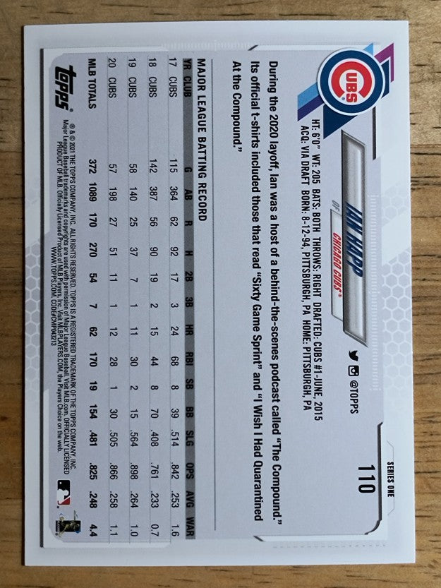 2021 Topps #110 Ian Happ