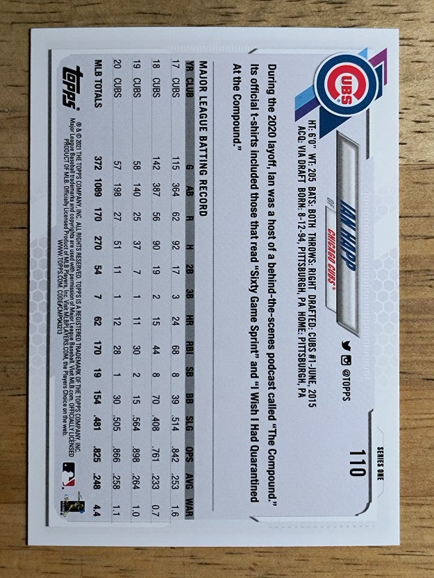 2021 Topps #110 Ian Happ