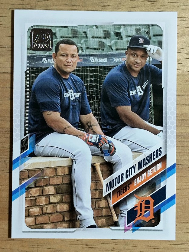 2021 Topps #152 Motor City Mashers/Miguel Cabrera/Jonathan Schoop