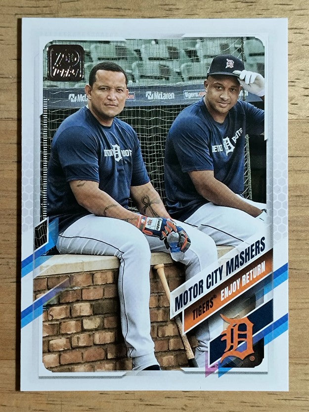 2021 Topps #152 Motor City Mashers/Miguel Cabrera/Jonathan Schoop