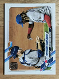 2021 Topps #159 Postgame Hand Wash/Danny Jansen/Vladimir Guerrero Jr