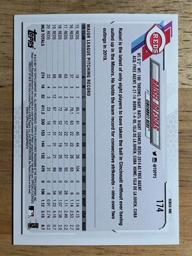 2021 Topps #174 Raisel Iglesias