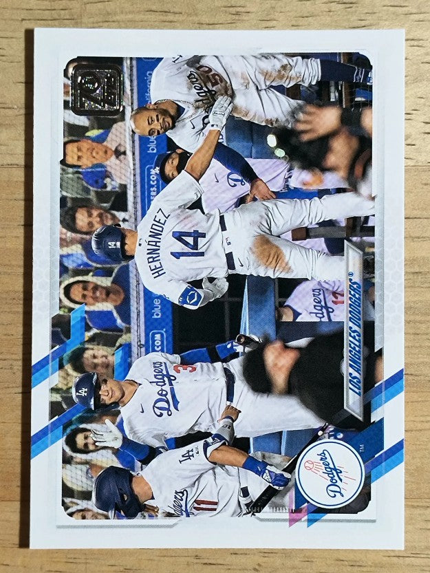 2021 Topps #201 Los Angeles Dodgers TC