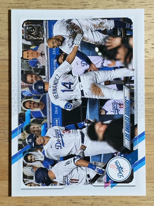 2021 Topps #201 Los Angeles Dodgers TC