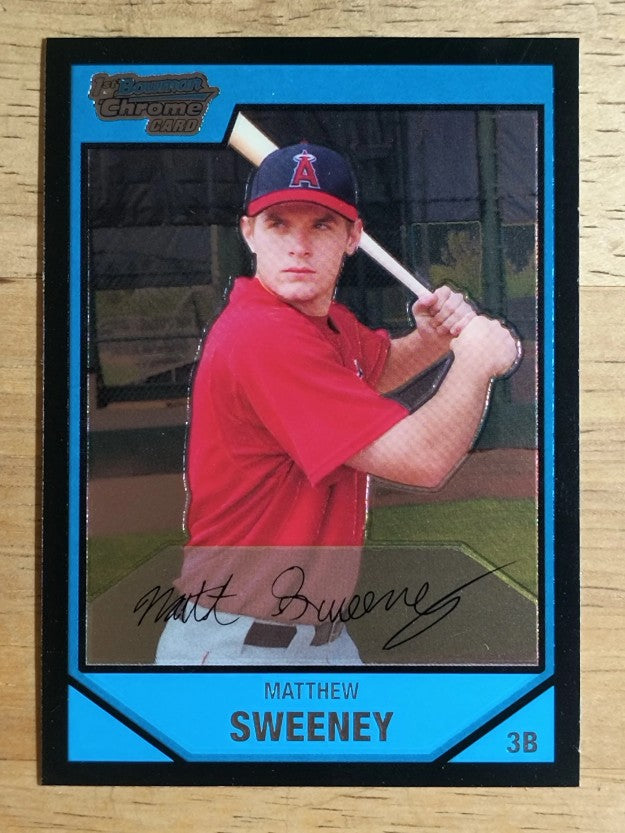 2007 Bowman Chrome Prospects #BC11 Matthew Sweeney