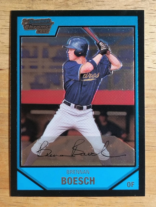 2007 Bowman Chrome Prospects #BC13 Brennan Boesch