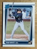 2021 Donruss #60 Evan White RR RC