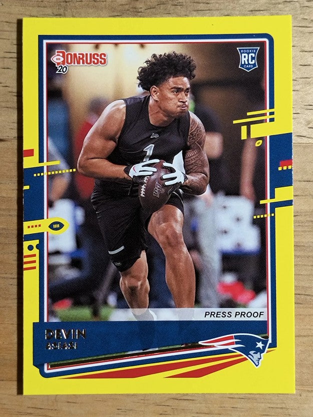 2020 Donruss Press Proof Yellow #296 Devin Asiasi