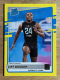 2020 Donruss Press Proof Yellow #343 Jeff Okudah RR