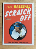 2020 Topps Heritage Minors '71 Scratch Off #25 Vidal Brujan