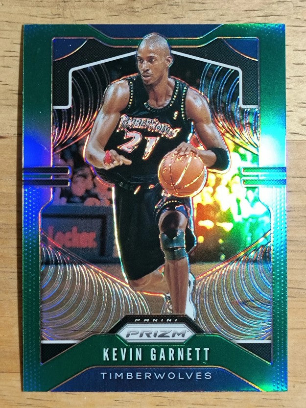 2019-20 Panini Prizm Prizms Green #1 Kevin Garnett