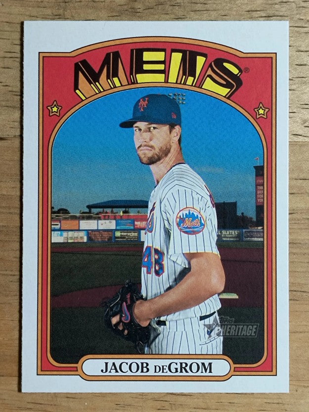 2021 Topps Heritage #99 Jacob deGrom