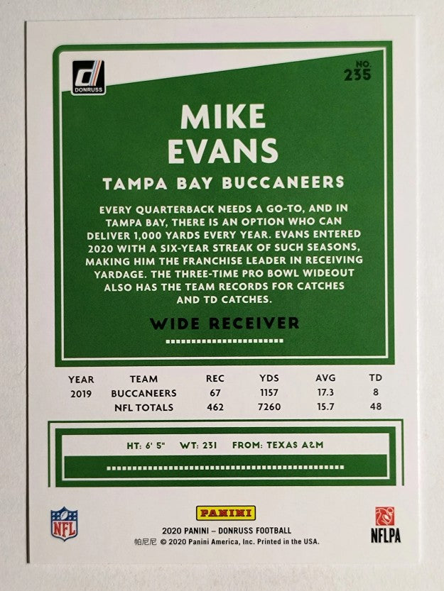 2020 Donruss #235 Mike Evans