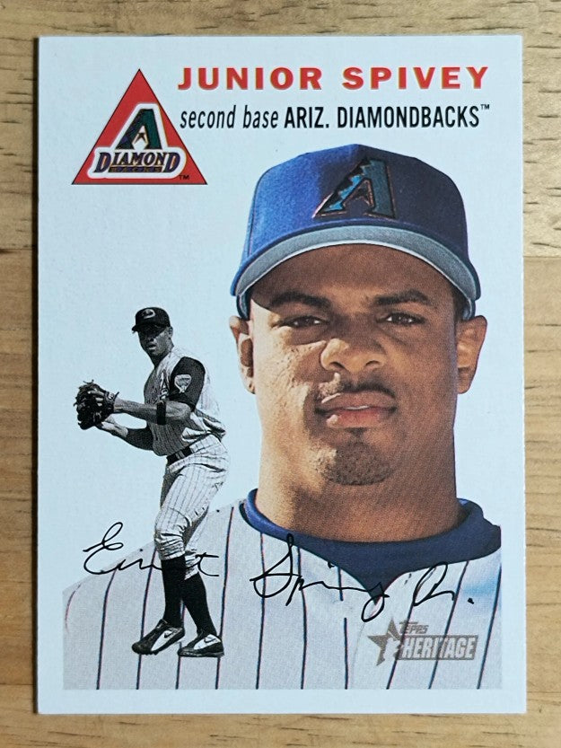 2003 Topps Heritage #380 Junior Spivey SP