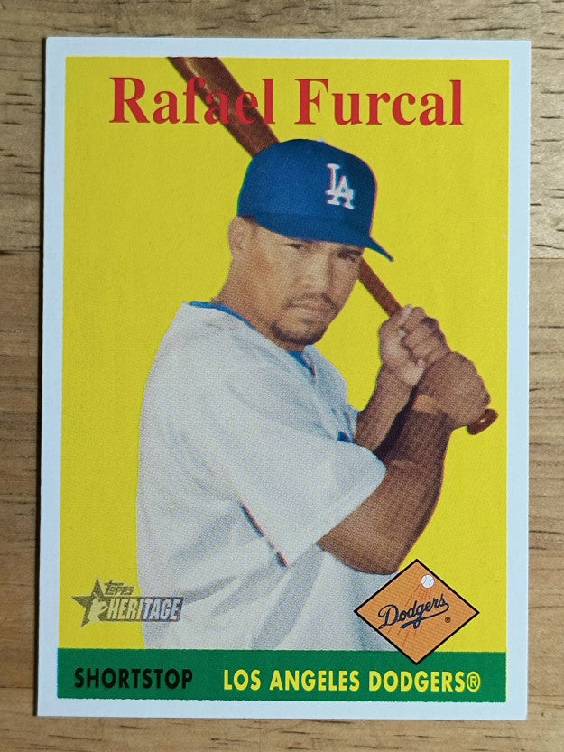 2007 Topps Heritage #77b Rafael Furcal YT