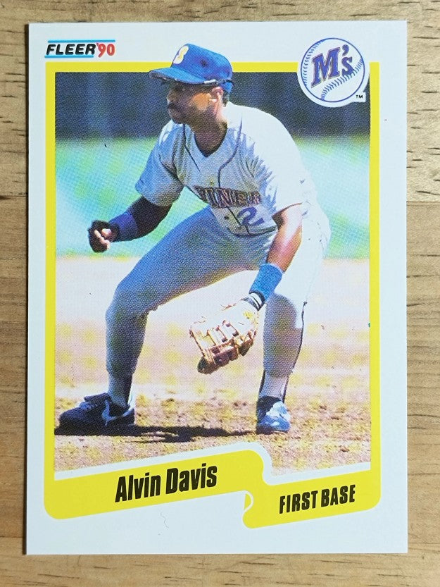 1990 Fleer #512 Alvin Davis