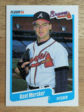 1990 Fleer #590 Kent Mercker RC