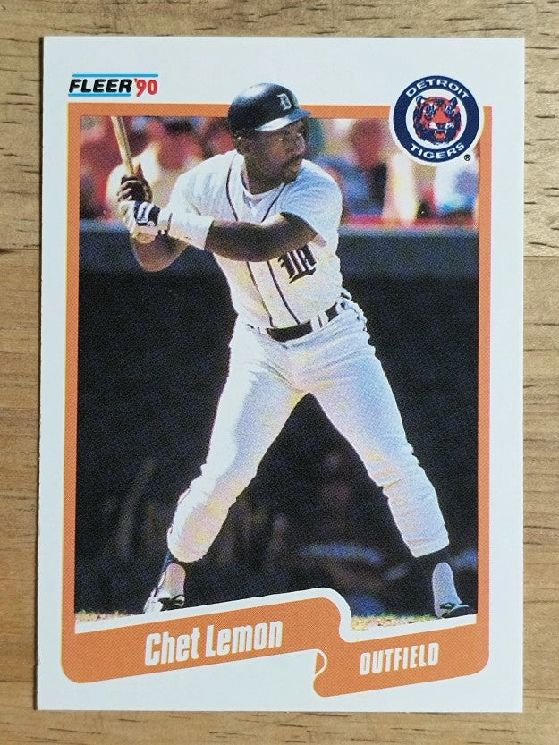 1990 Fleer #608 Chet Lemon