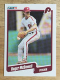 1990 Fleer #567 Roger McDowell