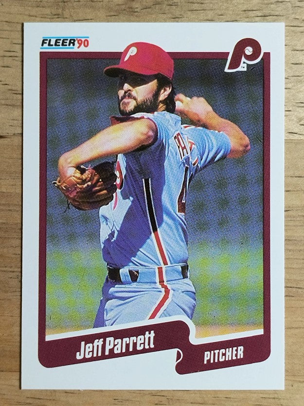 1990 Fleer #570 Jeff Parrett