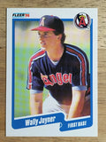 1990 Fleer #136 Wally Joyner