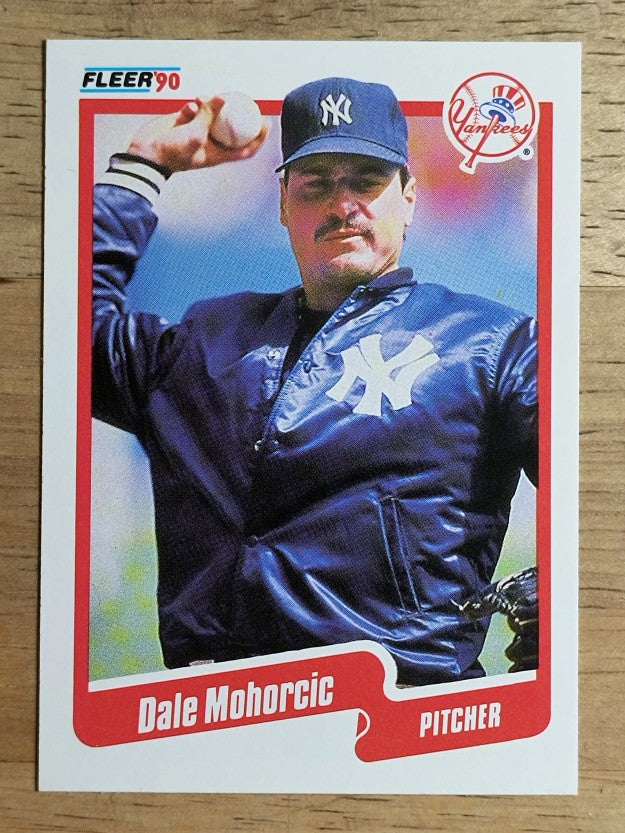 1990 Fleer #450 Dale Mohorcic