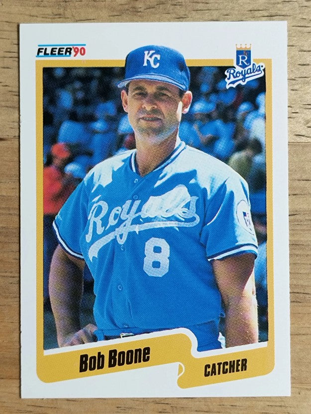 1990 Fleer #102 Bob Boone