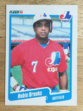 1990 Fleer #341 Hubie Brooks