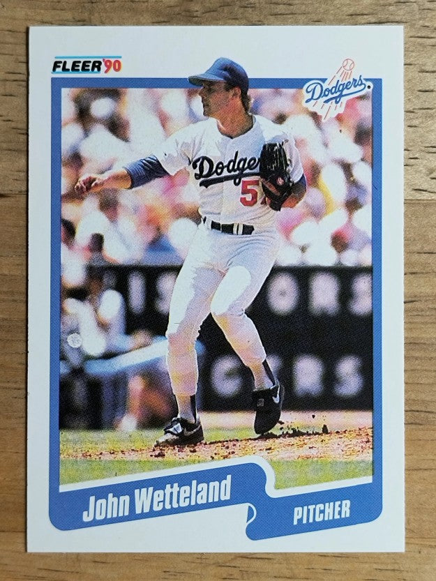 1990 Fleer #411 John Wetteland