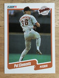 1990 Fleer #153 Pat Clements