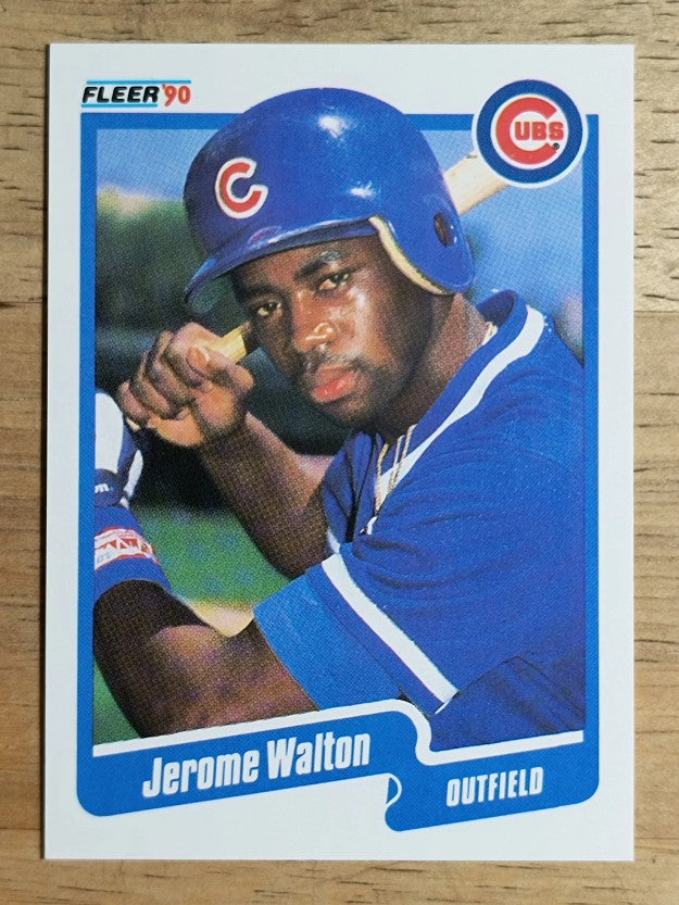 1990 Fleer #44 Jerome Walton