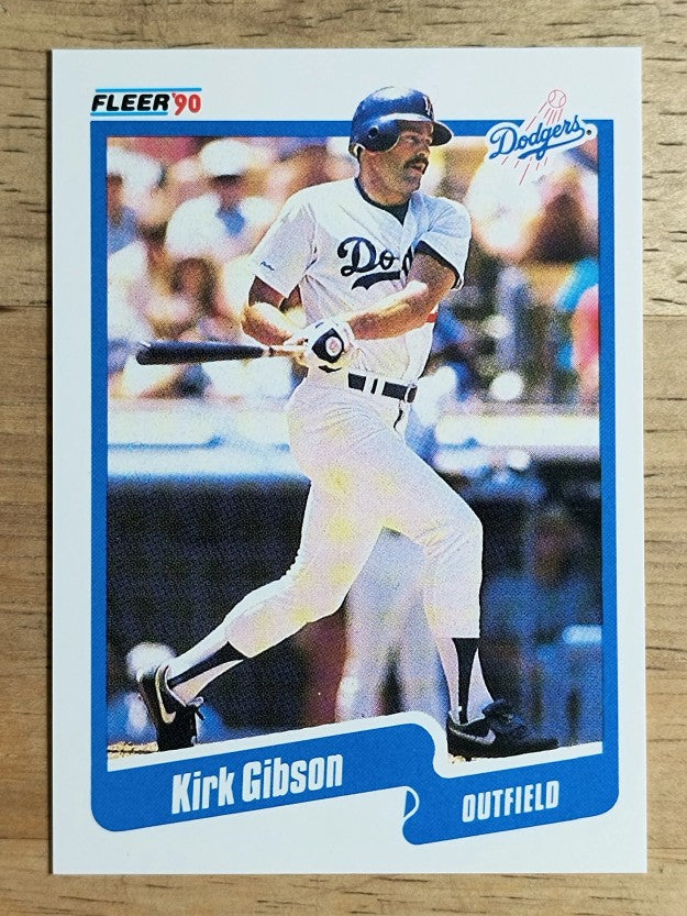 1990 Fleer #393 Kirk Gibson