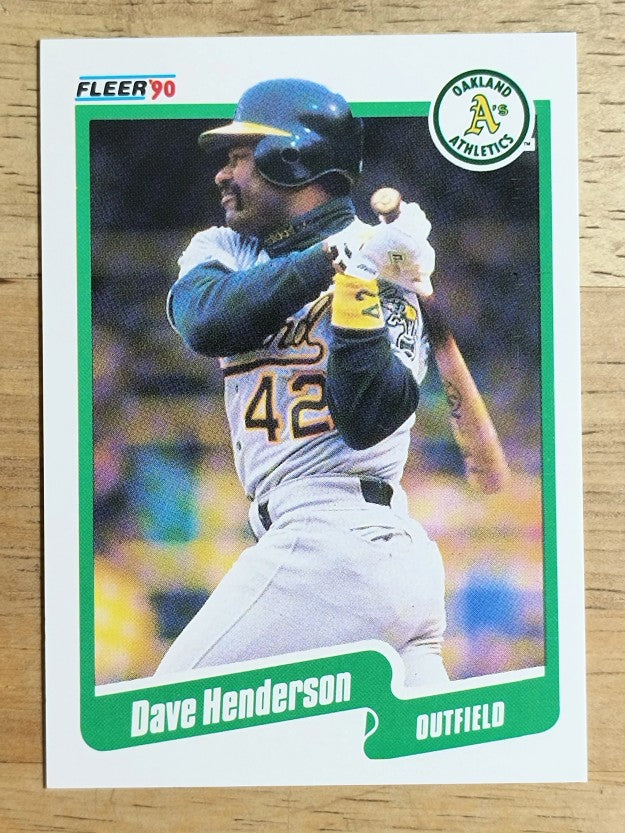 1990 Fleer #9 Dave Henderson