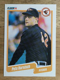 1990 Fleer #177 Pete Harnisch