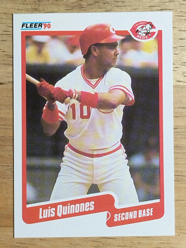 1990 Fleer #428 Luis Quinones
