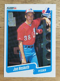 1990 Fleer #349 Joe Hesketh