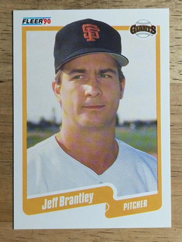1990 Fleer #52 Jeff Brantley