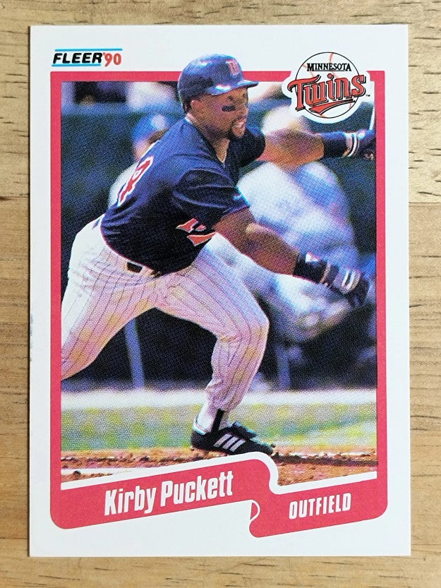 1990 Fleer #383 Kirby Puckett