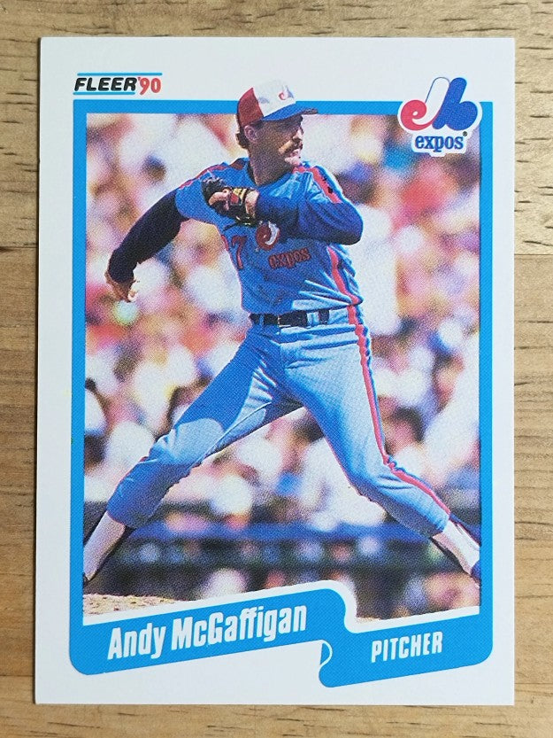 1990 Fleer #355 Andy McGaffigan