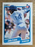 1990 Fleer #296 Julio Franco