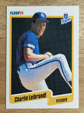 1990 Fleer #112 Charlie Leibrandt