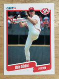 1990 Fleer #418 Rob Dibble