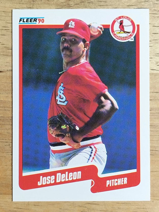 1990 Fleer #248 Jose DeLeon