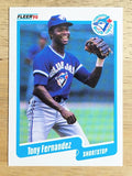 1990 Fleer #80 Tony Fernandez