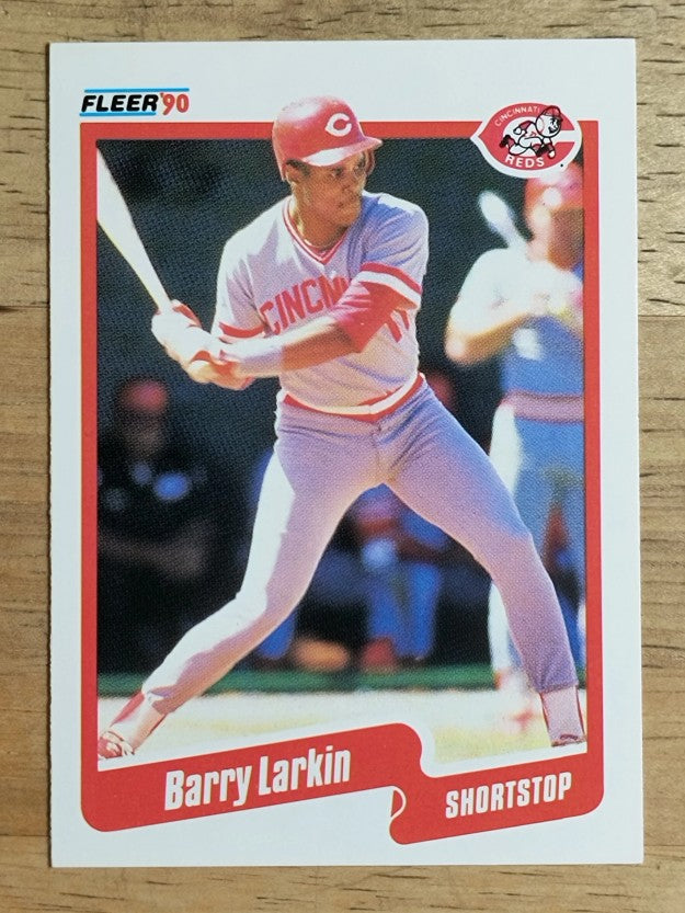 1990 Fleer #423 Barry Larkin