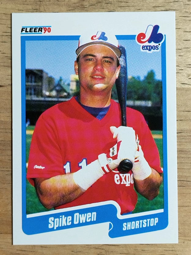 1990 Fleer Canadian #357 Spike Owen