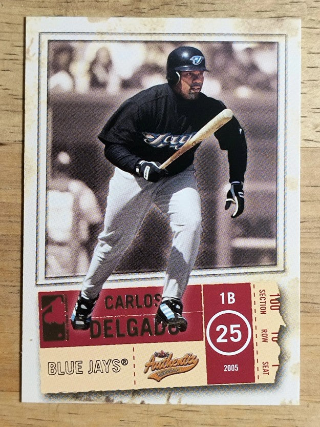 2005 Fleer Authentix #47 Carlos Delgado