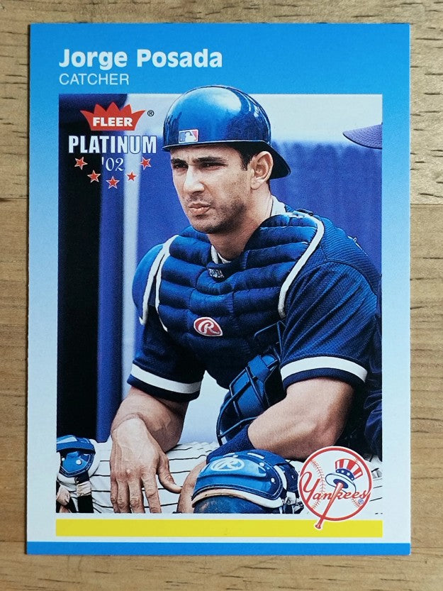 2002 Fleer Platinum #163 Jorge Posada
