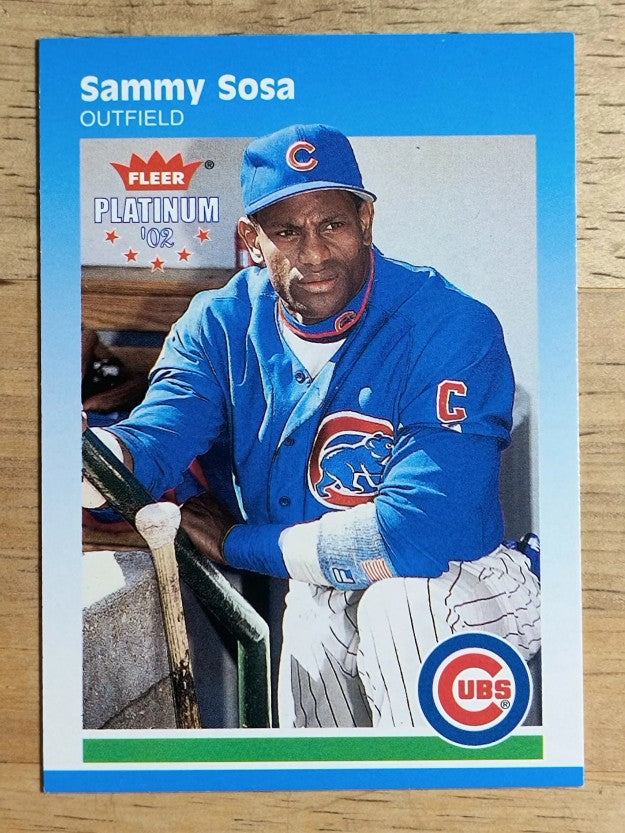2002 Fleer Platinum #34 Sammy Sosa